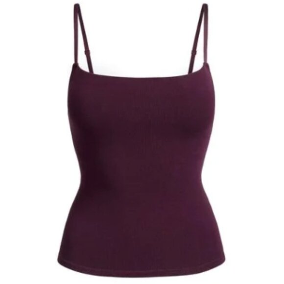 NWT - SKIMS Soft Lounge Cami in Bordeaux - Picture 1 of 12